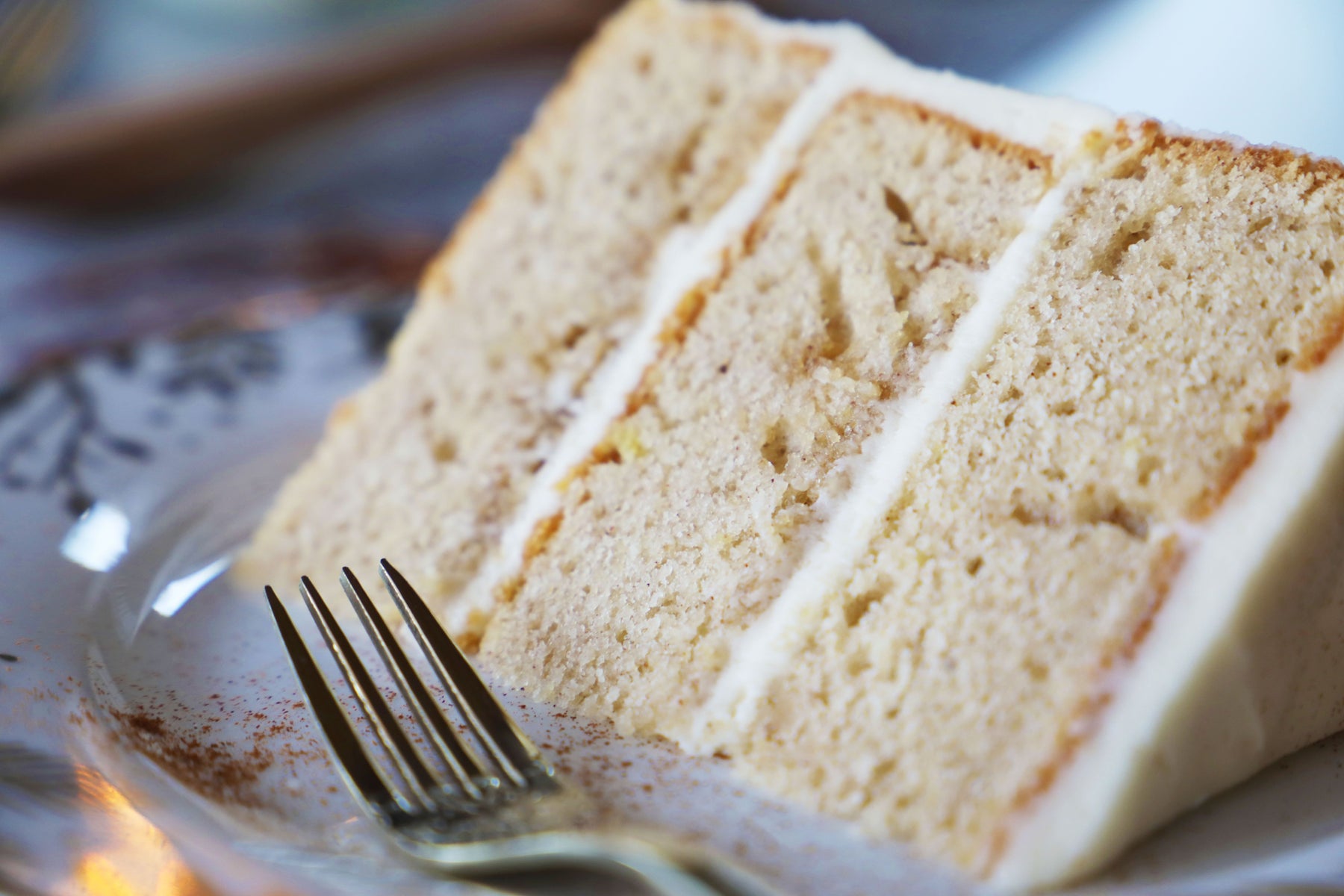 Rooibos Chai Tea Cake with Cream Cheese Frosting