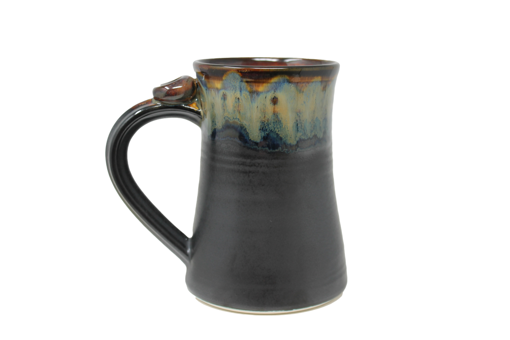 Pottery Mug, Black Tankard