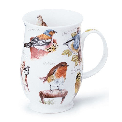 Dunoon Mug, Suffolk, Birdlife, Robin 