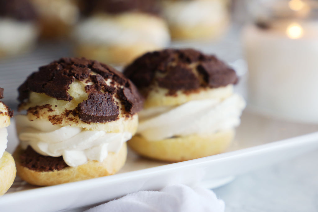 Dalvay Breeze Chocolate Crinkle Cream Puffs