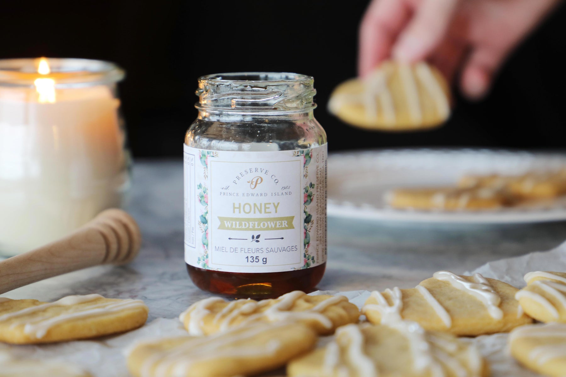 Heart Honey Butter Sugar Cookies