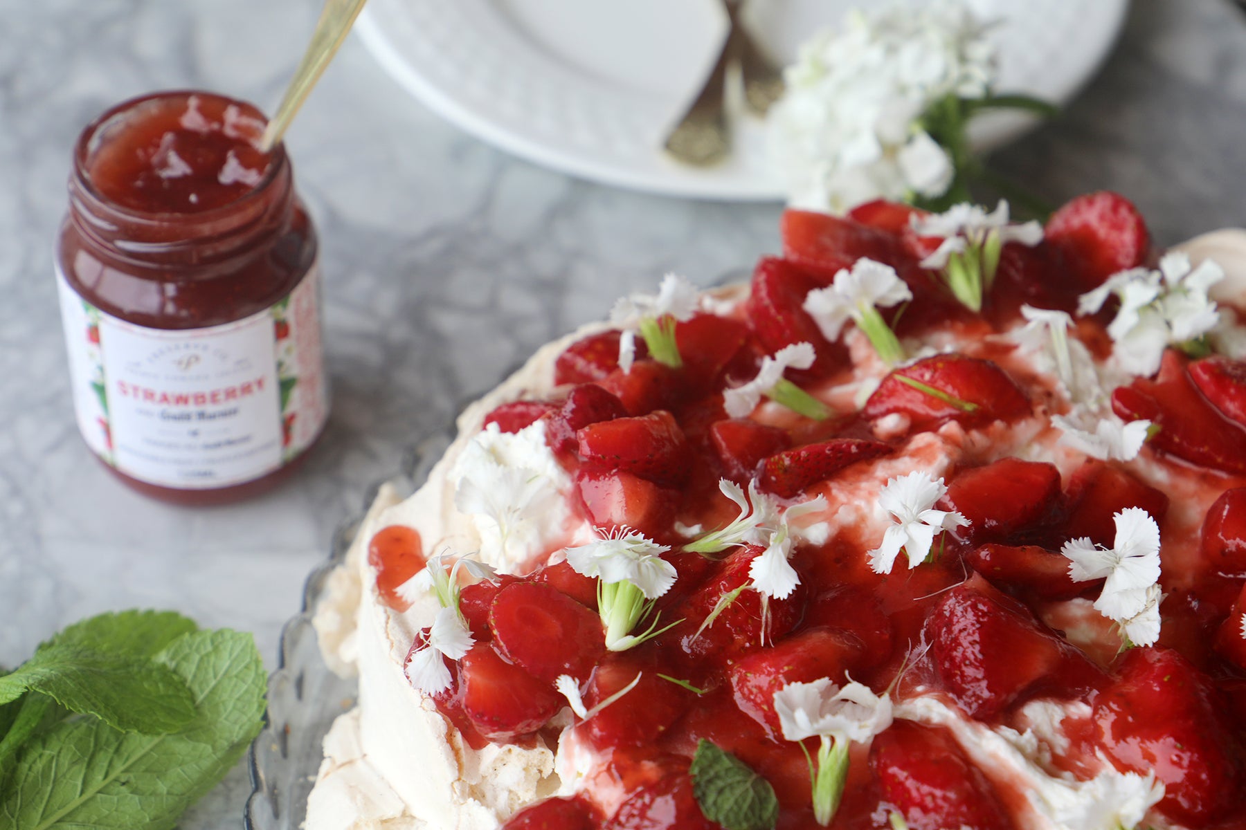 Preserve Company Strawberry Grand Marnier Pavlova