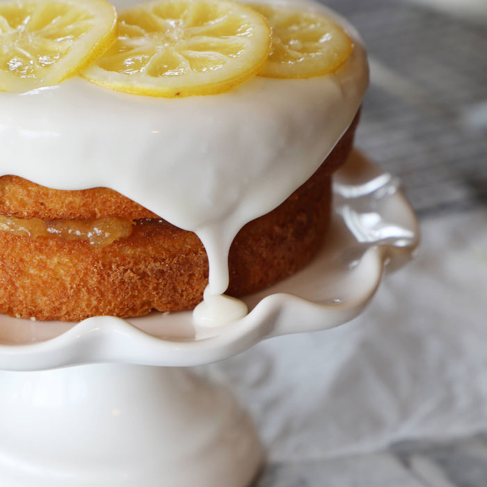 Lemon and Ginger Cake with Chamomile Icing
