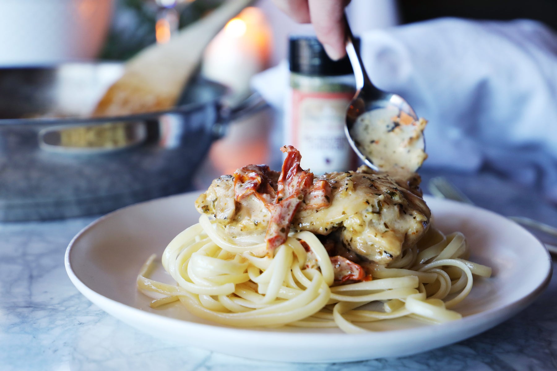 Chicken with Sundried Tomato Cream Sauce