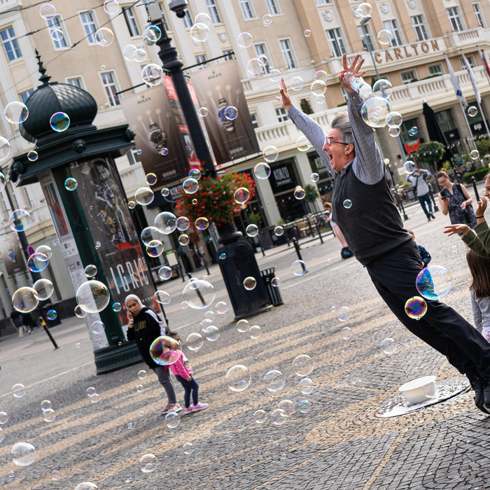 Chasing Bubbles in Bratislava, Thinking in the Clouds, My Favourite Exercise