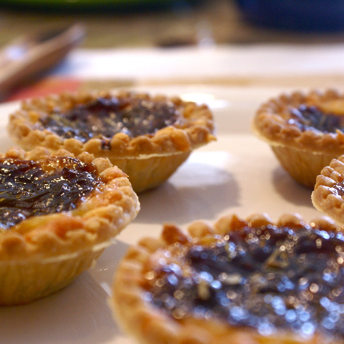 Carmelized Onions with Fig and Cheese Tartlets