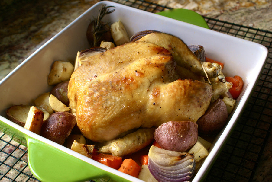 Lemon Curd Roasted Chicken