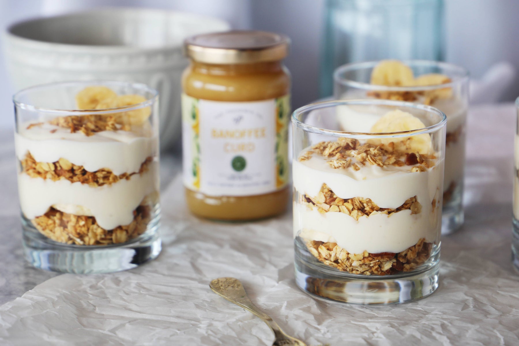 Banoffee Granola Parfaits