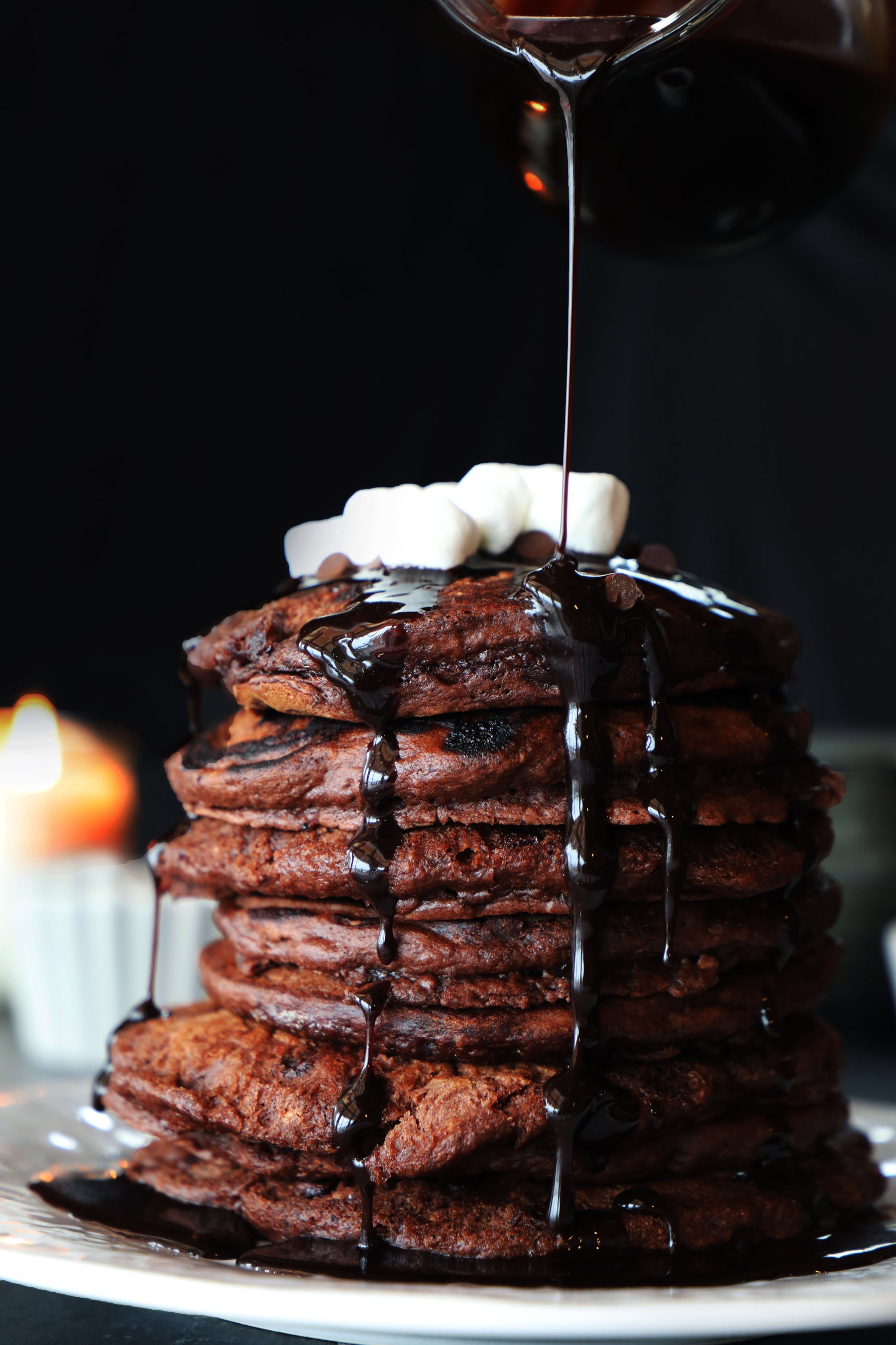 Double Chocolate Chip Pancakes
