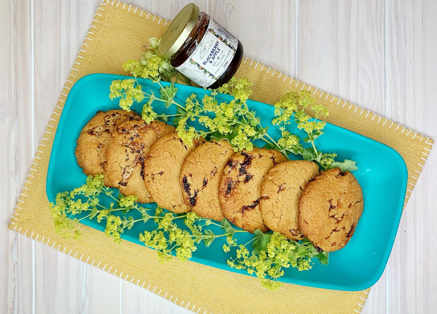 Preserve Company Blackberry-Apple & Peanut Butter Stuffed Cookies