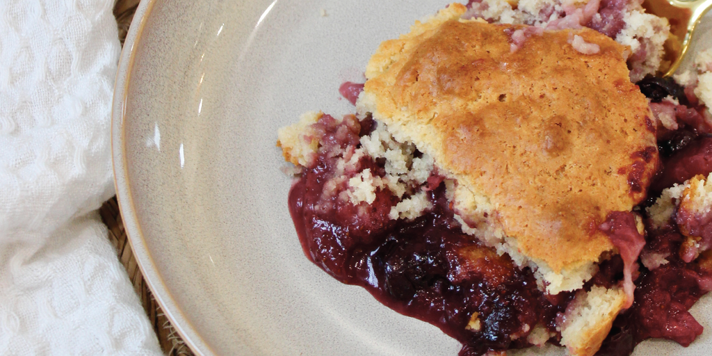 Very Berry Cherry Cobbler