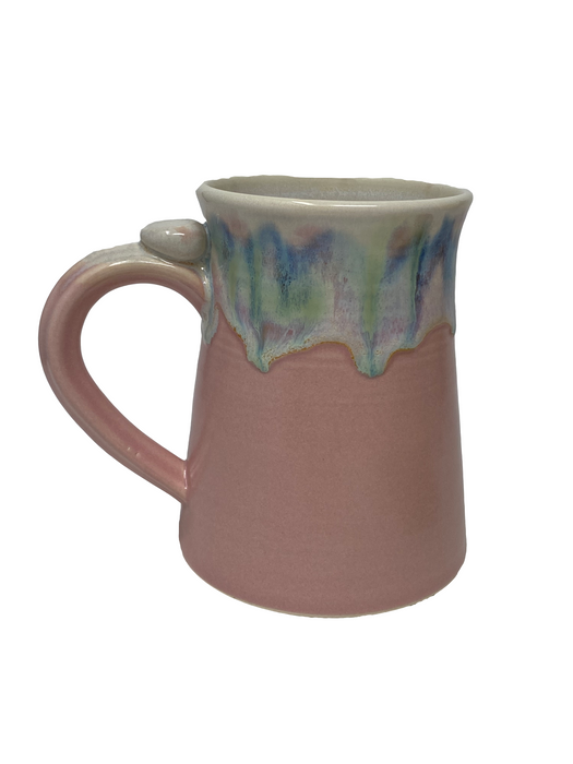Pottery Mug, Pink Tankard