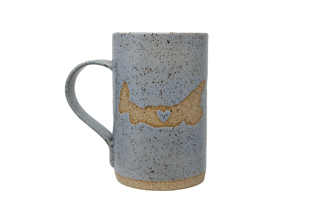 PEI Pottery Mug, Blue