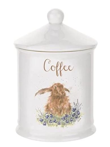 Wrendale Coffee Canister, Hare
