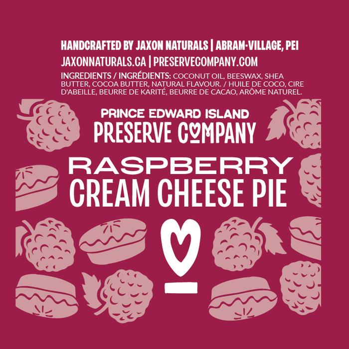 Lip Balm, Raspberry Cream Cheese Pie
