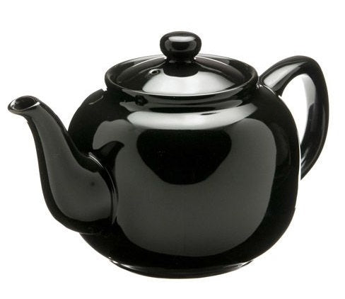 Old Amsterdam 6-Cup Windsor Teapot, Black