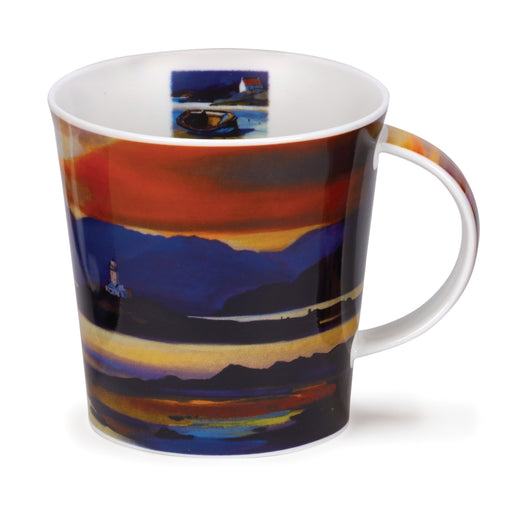 Dunoon Mug, Cairngorm, Red Skies, Lighthouse 