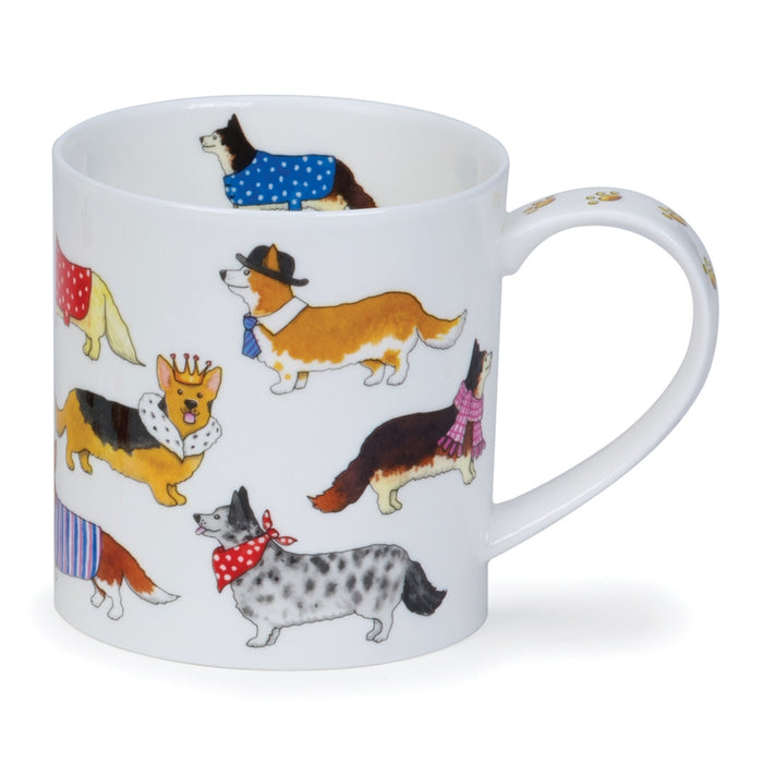 Dunoon Mug, Orkney, Dashing Dogs, Corgi 