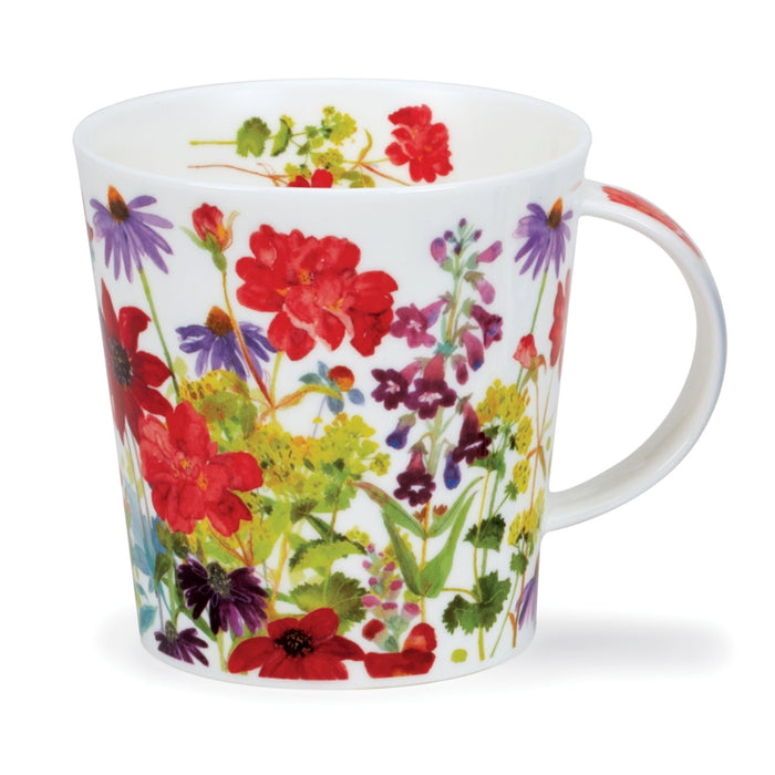 Dunoon Mug, Cairngorm, Cottage Border, Red