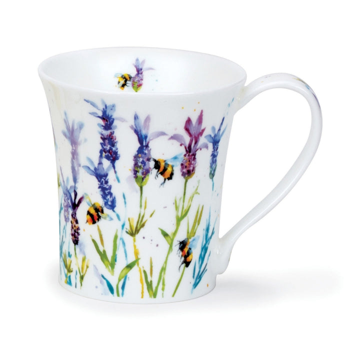 Dunoon Mug, Jura, Busy Bees, Lavender 