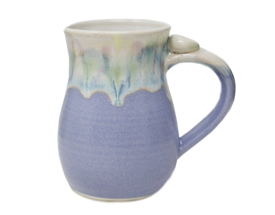 Pottery Mug, Purple Belly