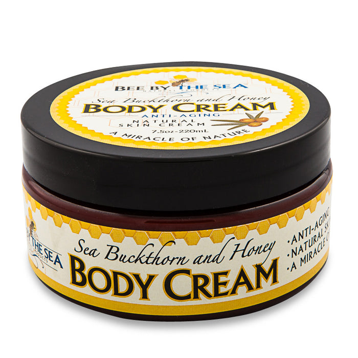 Sea Buckthorn and Honey Body Cream Jar