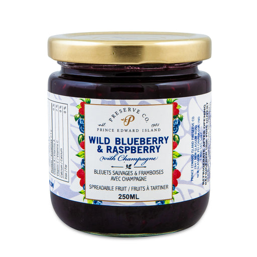 Wild Blueberry and Raspberry with Champaign