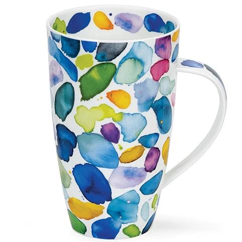 Henley, Blobs Blue by Dunoon Fine Bone China