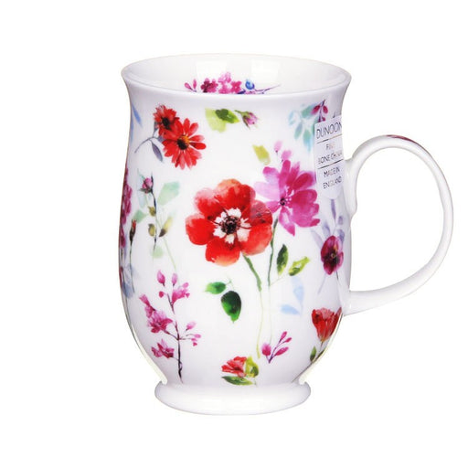 Dunoon Mug, Suffolk, Floral Harmony, Red