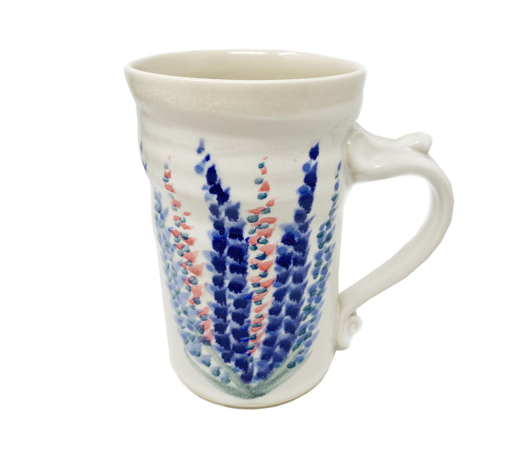 Lupin Pottery Mug by Darren Matheson of Trout River Pottery