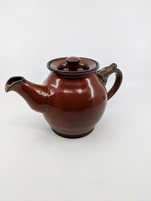 Iron Red Teapot by Island Stoneware