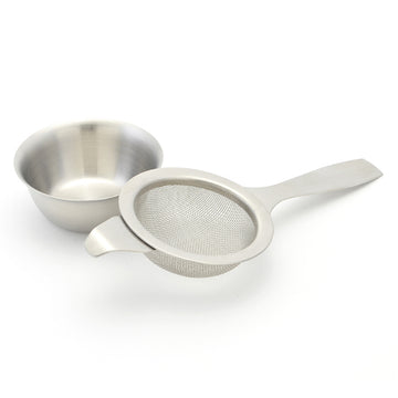 Kensington Tea Strainer with Drip Tray