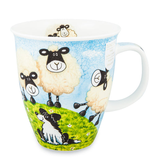 Handcrafted Fine Bone China Dunoon Mug, Nevis, Sheepies Hill 