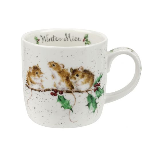 Wrendale Mug, Winter Mice