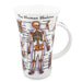 Handcrafted Fine Bone China Dunoon Mug, Glencoe, The Human Body 