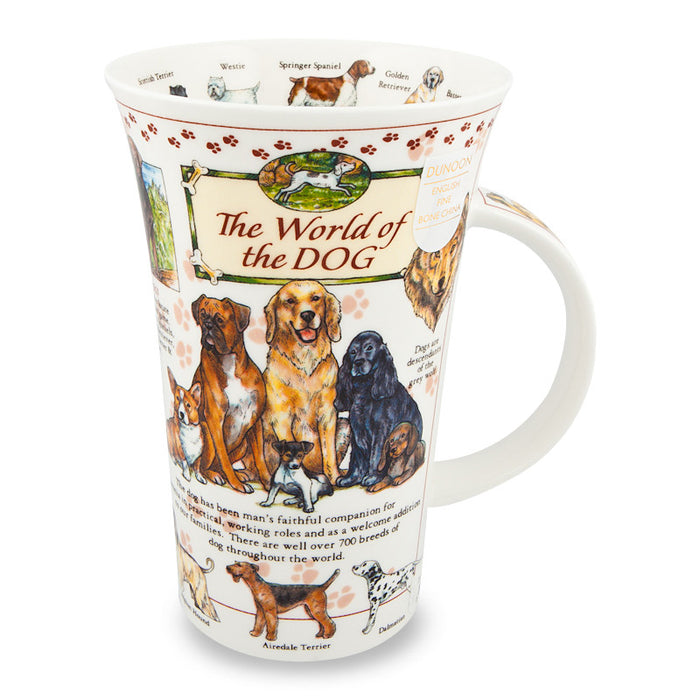 Handcrafted Fine Bone China Dunoon Mug, Glencoe, World of the Dog 