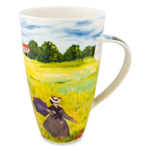 Handcrafted Fine Bone China Dunoon Mug, Henley, Impressionists Poppy