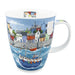 Handcrafted Fine Bone China Dunoon Mug, Nevis, Ahoy! Harbour 