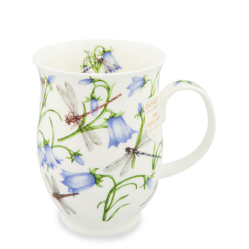 Handcrafted Fine Bone China Dunoon Mug, Suffolk, Dovedale Harebell 