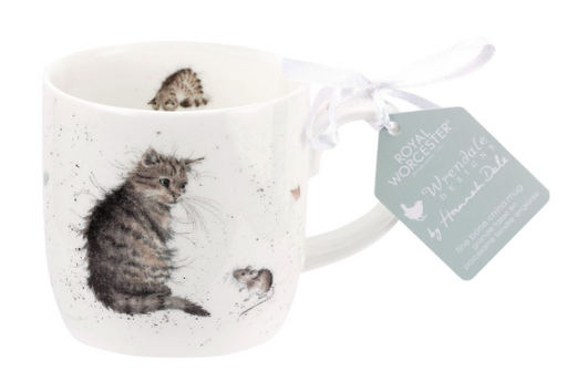 Wrendale Mug, Cat & Mouse
