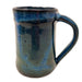 Straight Sea Winds Pottery Mug Sea Blue