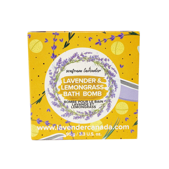 Seafoam Lavender's Lavender and Lemongrass Bath Bomb