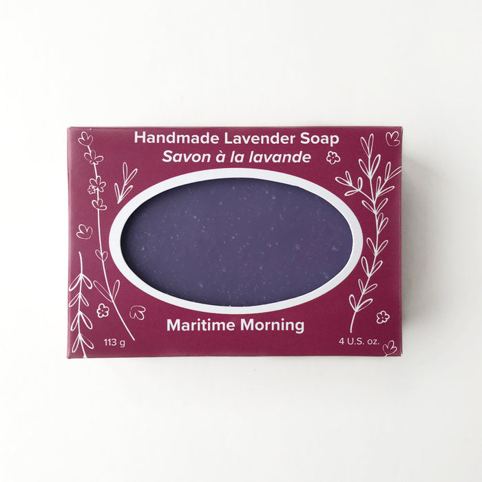 Seafoam Lavender's Maritime Morning Lavender and Balam Fir Soap Bar