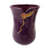 Purple Flower Pottery mug by Liza MacDonald