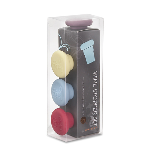 Silicone Wine Stoppers, Set of 4