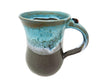 Coffee Bean Pottery Turquoise Mug by Liza McDonald